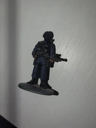 Figurita GIGN Francés Plomo