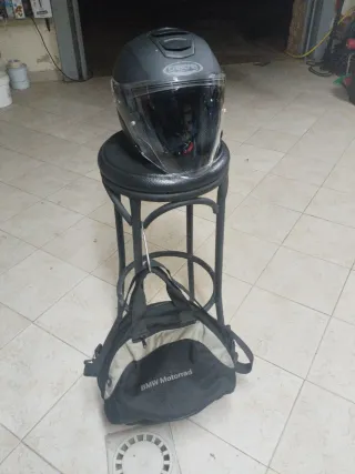 Casco Moto Talla M con Funda