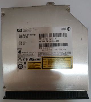 Lector Grabador DVD SATA GT20L HP