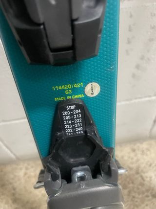 Esquís infantiles Volkl Racetiger con fijaciones