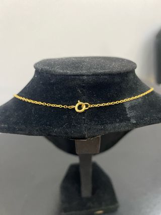 Cadena Oro 18k Eslabón Cuadrado Pequeño