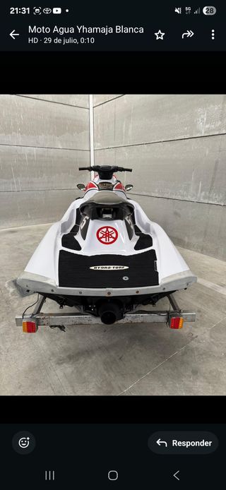 Moto de agua Yamaha ware runner 1100 de luxe