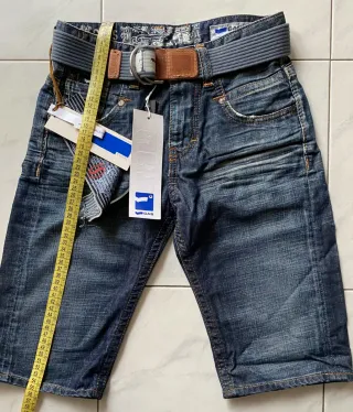 Bermuda Gas jeans con cintura, taglia 8 anni