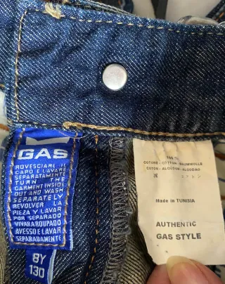 Bermuda Gas jeans con cintura, taglia 8 anni