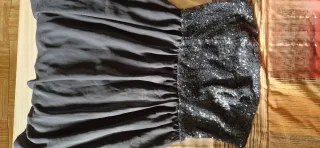 Vestido Negro Lentejuelas y Tul