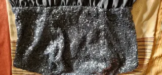 Vestido Negro Lentejuelas y Tul