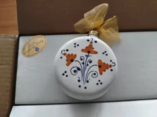 Palline Natale Ceramica Faentina