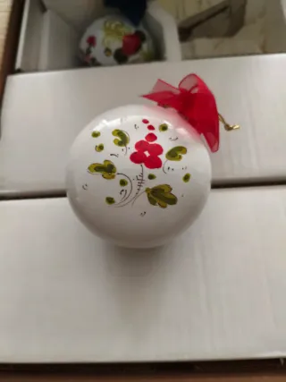 Palline Natale Ceramica Faentina
