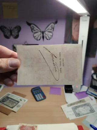 Fascimil 5 Pesetas Banco de España 1936