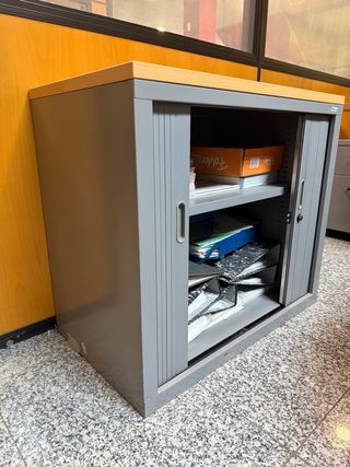 Armario bajo oficina puertas correderas