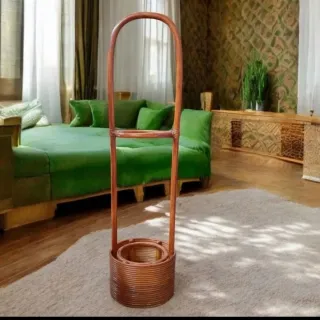 Paragüero/Macetero Ratán Años 50