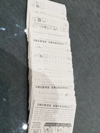 87 Cromos Masters del Universo