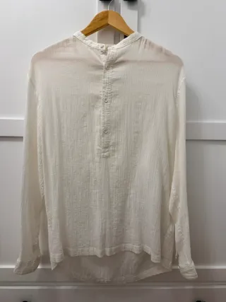 Camisa Bershka manga larga hombre