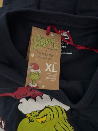 Pijama Grinch Navidad Talla XL