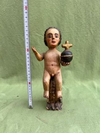 Niño Jesús Bola S. XVIII 25cm