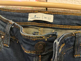 Pantalón recto Springfield azul
