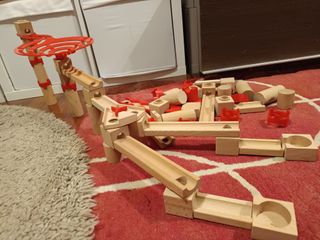 Circuito Canicas Madera Modular