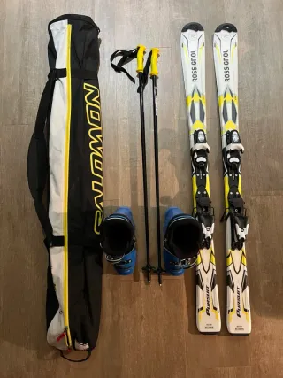 Esquís Rossignol y Botas Lange Junior