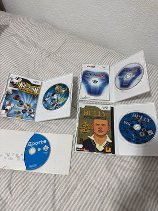 Consola Wii Blanca + Mandos + Juegos