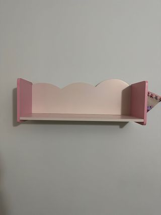 Estantería infantil nube rosa