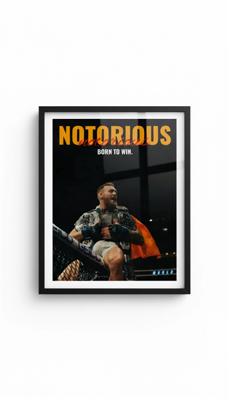 Cuadro Conor McGregor Notorious