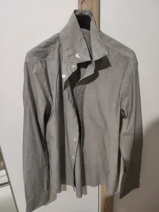 Camicia H&M Uomo Tg. M Grigia