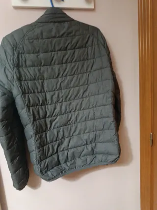 Cazadora acolchada Lefties chico gris