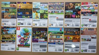 Lote Láminas Promocionales Nintendo Switch