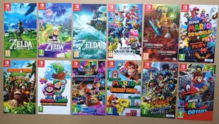 Lote Láminas Promocionales Nintendo Switch