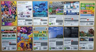 Lote Láminas Promocionales Nintendo Switch