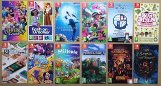 Lote Láminas Promocionales Nintendo Switch