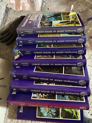 8 libros Enciclopedia ARGOS del MUNDO ANIMAL