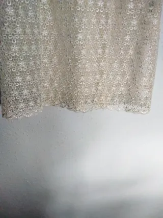 Blusa de encaje floral