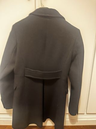 Abrigo Kookai Negro Nuevo Sin Etiquetas