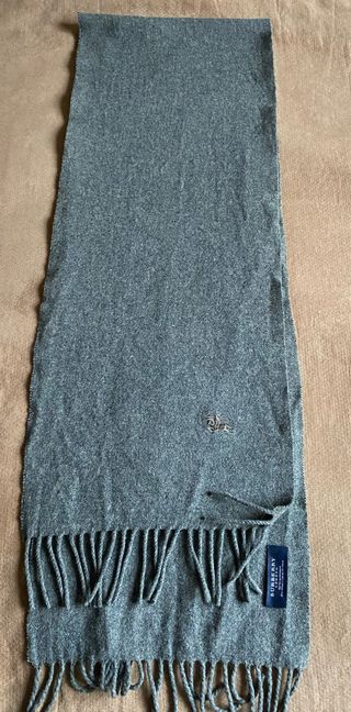 Bufanda Burberry Lambswool Gris