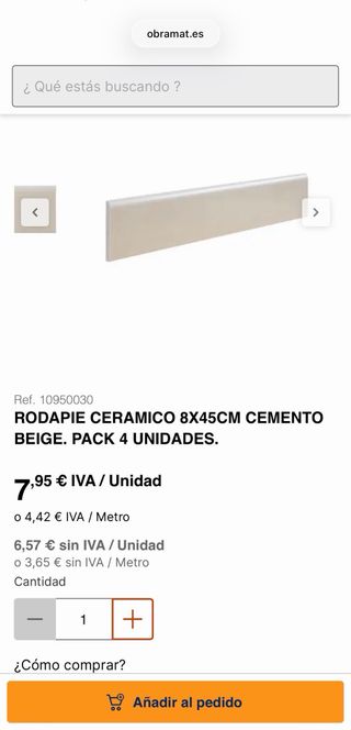 Suelo porcelánico 60x60 Milano Beige 6 cajas.