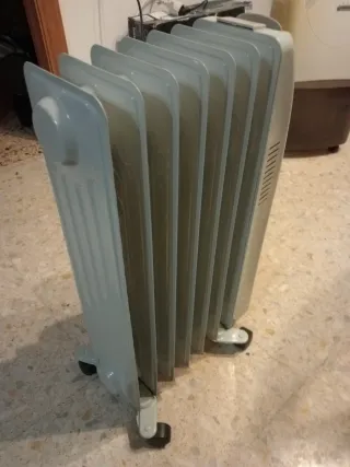 Radiador Aceite Bluesky Blanco y gris