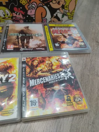 Lote 7 Juegos PS3 Guerra