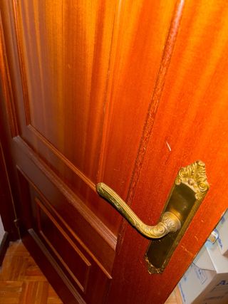 Puerta de madera interior