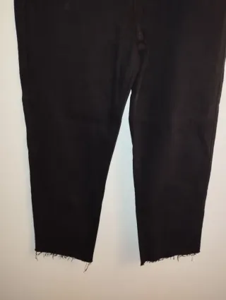 Pantalón vaquero Pull&Bear negro mujer