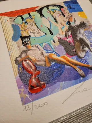 serigrafia Pop Art La Rouge