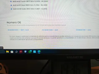 Mecanismo elevalunas delantero izquierdo Audi