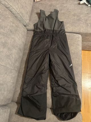 Peto de nieve infantil Wedze negro/gris