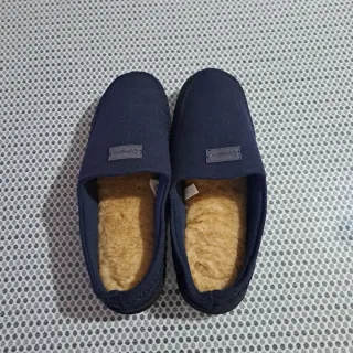 Zapatillas de casa Zigzag invierno azul