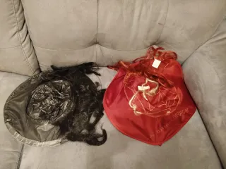 Disfraz Bruja Halloween Negro Naranja adulto