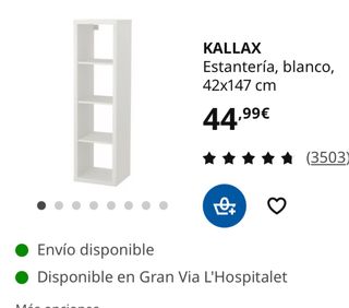 Estantería Kallax 20 cubos +  8accesorio 1.89x147