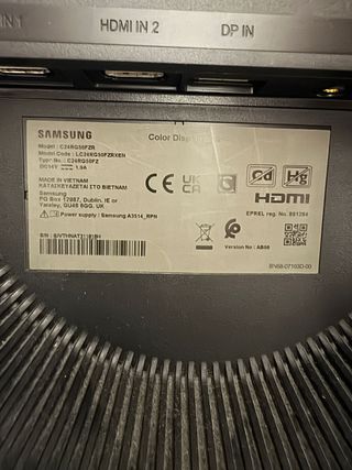 Monitor Samsung Curvo 24'' 144Hz FHD Gaming