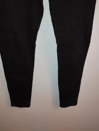 Pantalón vaquero mujer Mango negro