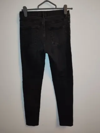 Pantalón vaquero mujer Mango negro