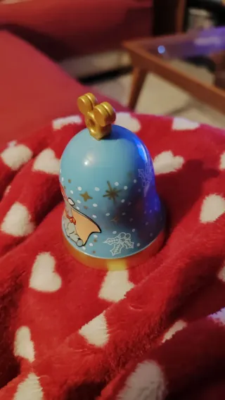 Campanella Disney Dumbo con cappello Babbo Natale